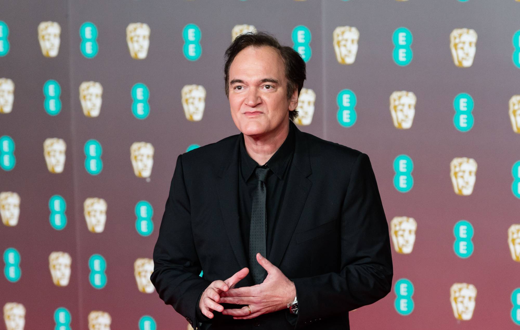 LONDON, UNITED KINGDOM - FEBRUARY 02, 2020: Quentin Tarantino attends the EE British Academy Film Awards ceremony at the Royal Albert Hall on 02 February, 2020 in London, England.- PHOTOGRAPH BY Wiktor Szymanowicz / Barcroft Media (Photo credit should read Wiktor Szymanowicz/Barcroft Media via Getty Images)