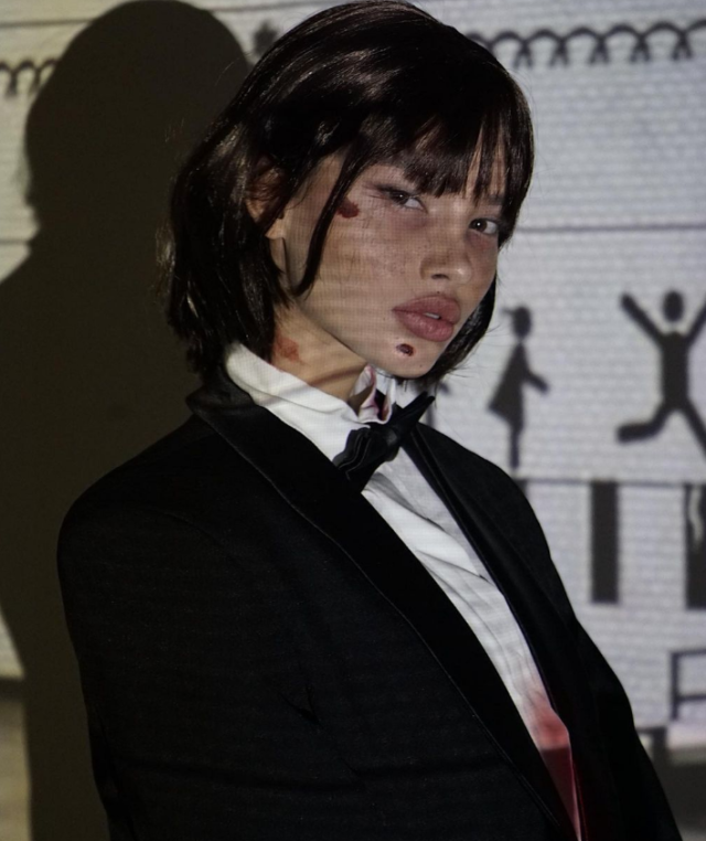 Dorina Gegiçi si personazhi 067 (Kang Sae-byeok) në "Squid Game"