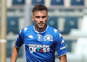 EMPOLI, ITALY - SEPTEMBER 11: Nedim Bajrami of Empoli FC in action during the Serie A match between Empoli FC and Venezia FC at Stadio Carlo Castellani on September 11, 2021 in Empoli, Italy.  (Photo by Gabriele Maltinti/Getty Images)