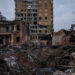 KHARKIV, UKRAINE - MARCH 14: A view of destruction in the city of Kharkiv after Russian attacks on Ukraine on March 14, 2022 (Photo by Wolfgang Schwan/Anadolu Agency via Getty Images)