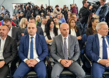 Pjesëtarë të Listës Serbe. 5 nëntor 2022.