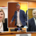Në foto: (Nga e majta në të dhjathtë) Etleda Çiftja, Dhimitër Lara dhe Erjon Bani