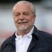 TRENTO, ITALY - JULY 24:  President of SSC Napoli Aurelio De Laurentis looks on during the pre-season frienldy match between SSC Napoli and Feralpi Salo at Stadio Briamasco on July 24, 2015 in Trento, Italy.  (Photo by Dino Panato/Getty Images)