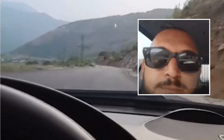“Oj nan bre…”/ I riu aksidentohet në Rrugën e Arbërit teksa ishte LIVE në FB, dëgjoni ulërimat e tij (VIDEO)