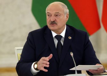 MOSCOW, RUSSIA - APRIL 6 (RUSSIA OUT) Belarussian President Alexander Lukashenko speaks during the summit of Russian-Belarussian Supreme State Council, at the Grand Kremlin Palace on April 6, 2023  in Moscow, Russia. Belarus President Lukashenko arrived in Moscow with a two-days visit to attend an annual Russian-Belarussian Summit. (Photo by Contributor/Getty Images)