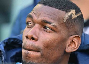 Juventus'Paul Pogba during the italian Serie A soccer match Juventus FC vs AC Monza at the Allianz Stadium in Turin, Italy, 29 January 2023 ANSA/ALESSANDRO DI MARCO