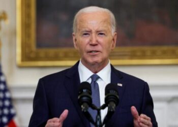 U.S. President Joe Biden delivers remarks on the Middle East in the State Dining room at the White House in Washington, U.S., May 31, 2024. REUTERS/Evelyn Hockstein