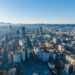 Albania. Tirana north city view in the morning 14 february 2024