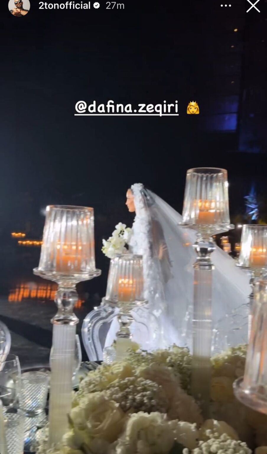 FOTOLAJM/ Si princeshë! Dalin pamjet nga dasma përrallore e Dafina