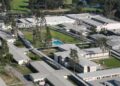 Downey, CA - June 29: Aerial view of Los Padrinos Juvenile Hall in Los Padrinos Juvenile Hall in Downey Thursday, June 29, 2023. (Allen J. Schaben / Los Angeles Times)