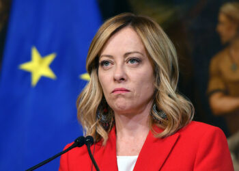 Foto IPP/Fabio Cimaglia Roma 13/05/2024 Incontro tra il primo ministro del governo italiano e il premier della Repubblica Ceca nella foto il premier Giorgia Meloni Presidente del Consiglio dei ministri della Repubblica Italiana. *** Photo IPP Fabio Cimaglia Rome 13 05 2024 Meeting between the prime minister of the Italian government and the premier of the Czech Republic in the photo Premier Giorgia Meloni President of the Council of Ministers of the Italian Republic PUBLICATIONxNOTxINxITAxFIN