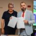 Kreu i Bashkisë Shkodër, Benet Beci dhe presidenti i Vllaznisë, Alban Xhaferi