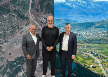 Në FOTO: CEO i CVMR Kamran M. Khozan/ Kryeministri Edi Rama/ Theodhor Laci