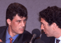 Hashim Thaçi dhe James Rubin. Qershor, 1999.
