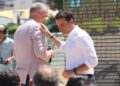PREZANTOHET PARKU OLIMPIK - Kryeministri Edi Rama dhe Kandidati i PS per Bashkine e Tiranes, Erion Veliaj, gjate prezantimit te projektit per ndertimin e Parkut Olimpik dhe Kopshtit Zoologjik./r/n/r/nPRESENTATION OF OLIMPYC PARK - Prime Minister Edi Rama and Candidate of Socialist Party for the mayor of Tirana Erion Veliaj, during presentation of the project for the construction of Olympic Park and Zoo.