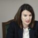 Ministrja e Brendshme, Albana Koçiu gjatë raportimit në Komisionin Parlamentar për Çështjet e Brendshme dhe të Mbrojtes.
