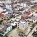 Në foto: Pamje nga përmbytja në zonën e ish-Kënetës, Durrës
