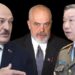 Presidenti i Bjellorusisë Aleksandr Lukashenko (majtas),  kryeministri i Shqipërisë Edi Rama dhe kryetari i Partisë Komuniste të Vietnamit, To Lam (djathtas).