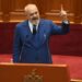 Në foto: Kryeministri Edi Rama, duke folur në Parlament