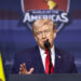 U.S. President Donald Trump speaks at the "Shield of the Americas" Summit in Miami, Florida, U.S., March 7, 2026. REUTERS/Kevin Lamarque