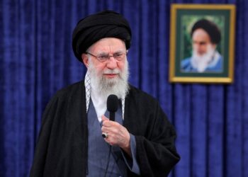Iran's Supreme Leader Ayatollah Ali Khamenei speaks during a televised message in Tehran, Iran, February 9, 2026. Office of the Iranian Supreme Leader/WANA (West Asia News Agency)/Handout via REUTERS