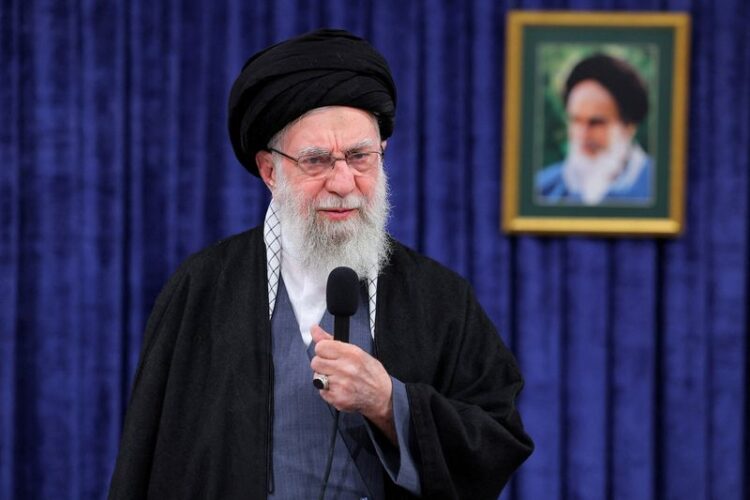 Iran's Supreme Leader Ayatollah Ali Khamenei speaks during a televised message in Tehran, Iran, February 9, 2026. Office of the Iranian Supreme Leader/WANA (West Asia News Agency)/Handout via REUTERS